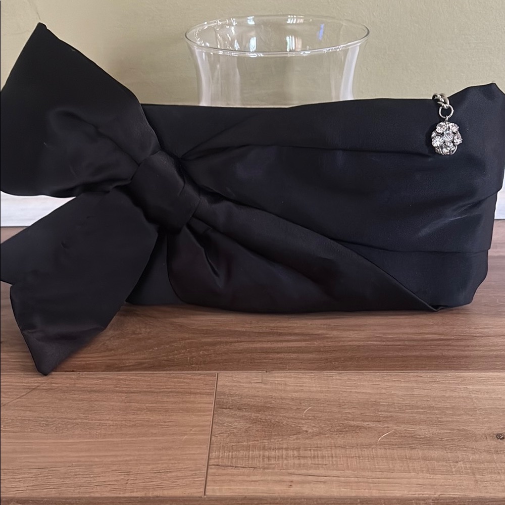 Steve Madden Black Clutch Wristlet